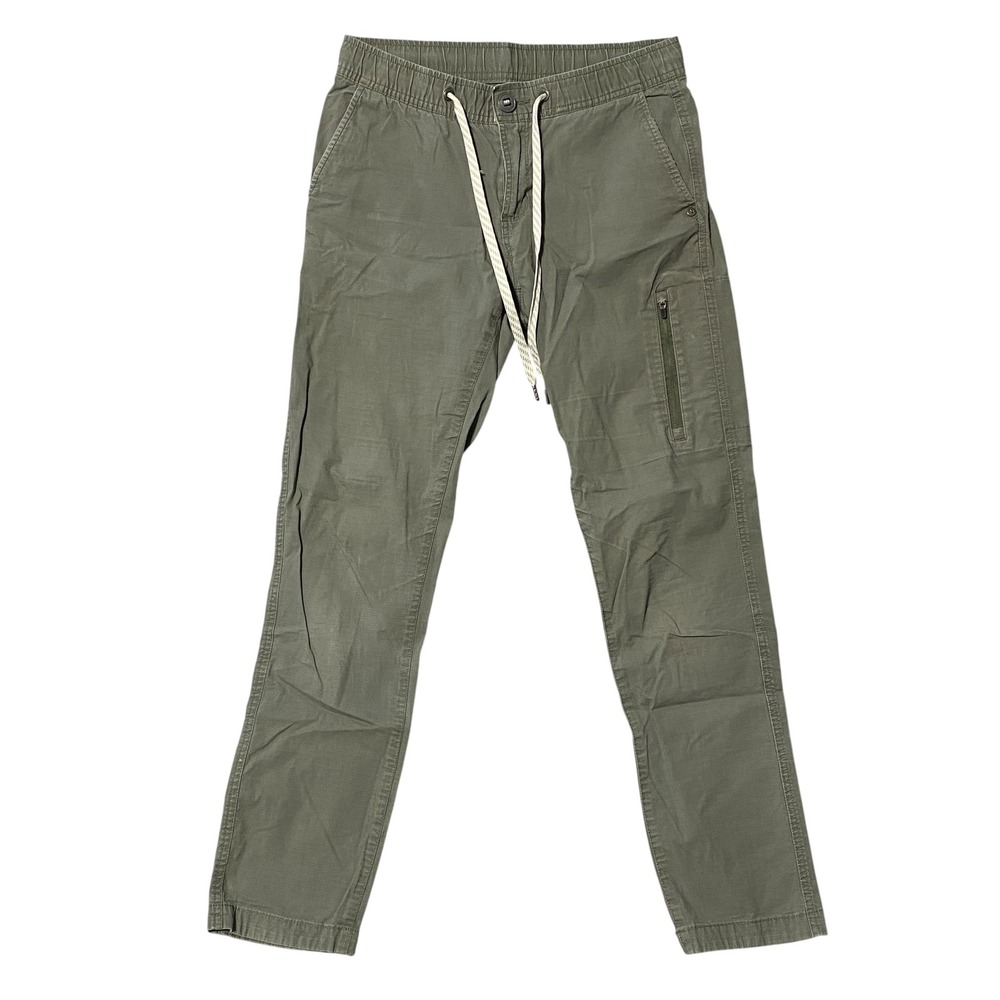 Vuori Ripstop Pant Army Green Organic Cotton Stretch Cargo Pants Womens XS VW401